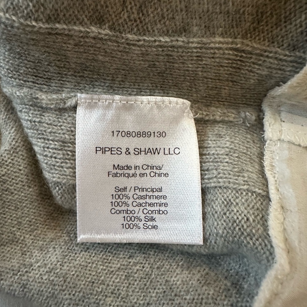 NWT | Veronica Beard ‘Jensen’ Puff Sleeve Cashmere Sweater w/ Blouse Bottom - Picture 9 of 11